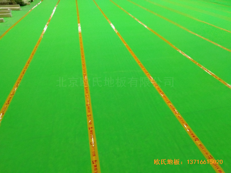 南京樂(lè)活體育館體育地板鋪設(shè)案例3